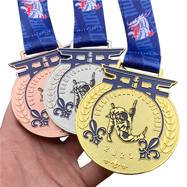 Anpassade 3d-sportmetallmedaljer